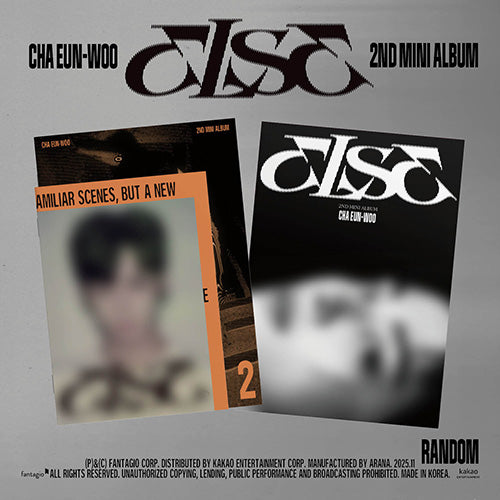 [POB] CHA EUN-WOO (ASTRO) The 2nd Mini Album [ELSE] (FORM 1 VER. / FORM 2 VER.)