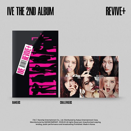 [POB] IVE - THE 2ND ALBUM [REVIVE+] (BANGERS ver./ CHALLENGERS ver.)