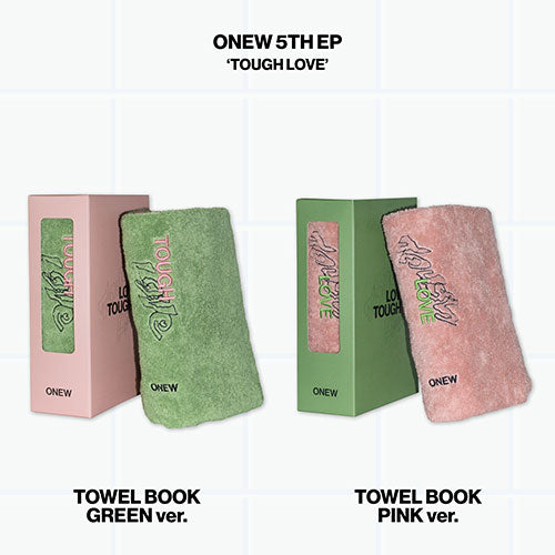 [POB] ONEW - TOUGH LOVE (TOWEL BOOK Ver.)