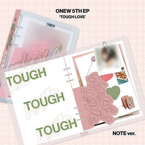 [POB] ONEW - TOUGH LOVE (NOTE Ver.)
