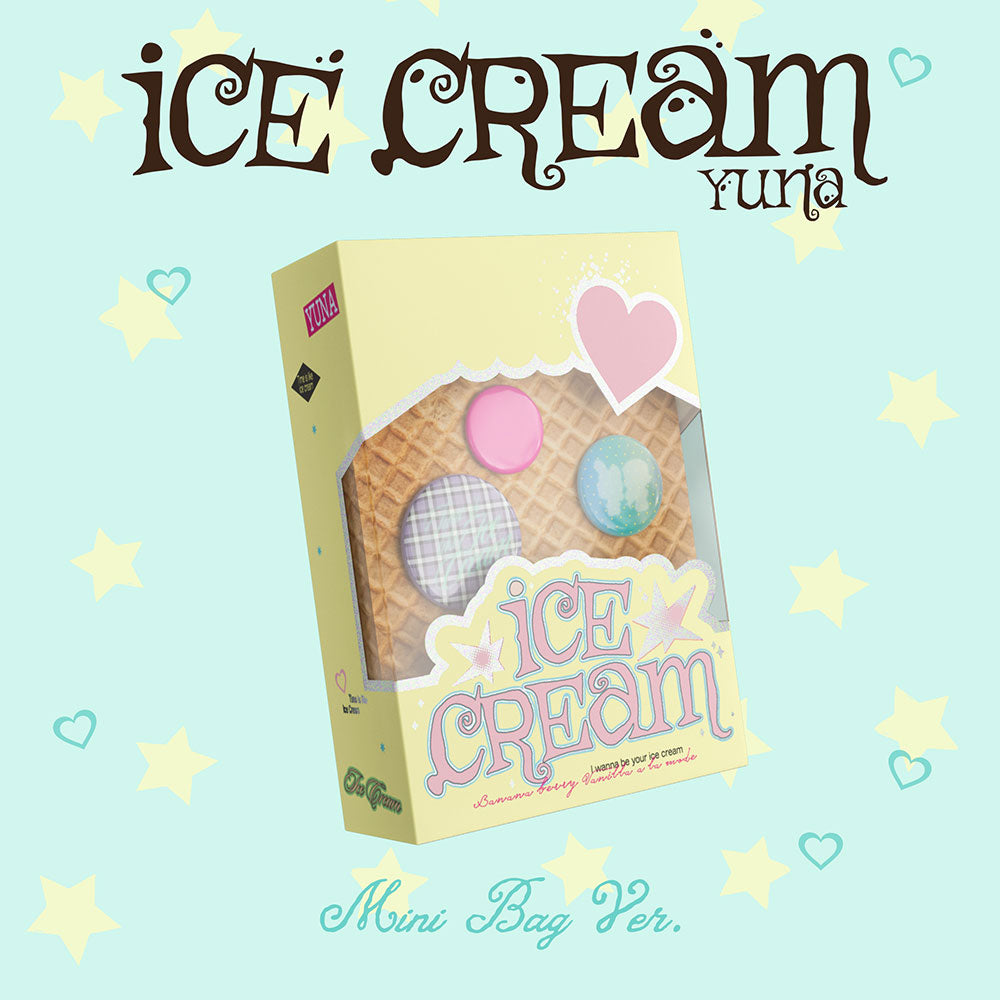 [POB] ITZY YUNA [Ice Cream] 1st Album / MINI BAG Ver (MD Ver)