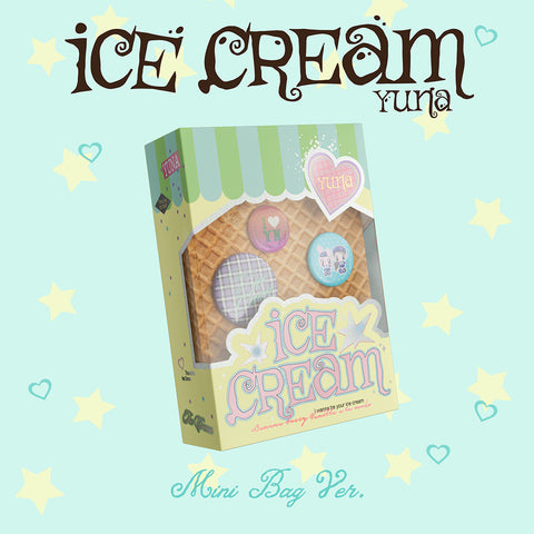 [POB] ITZY YUNA [Ice Cream] 1st Album / MINI BAG Ver (MD Ver)