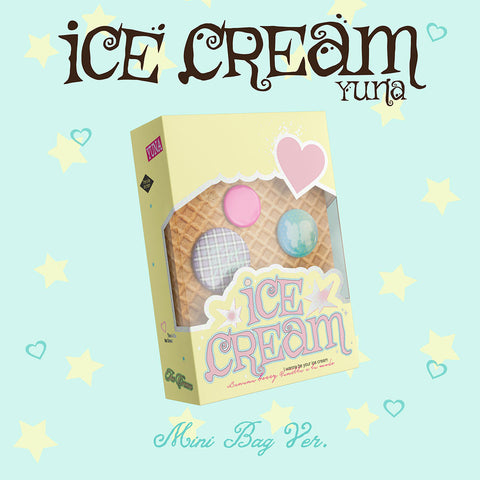[POB] ITZY YUNA [Ice Cream] 1st Album / MINI BAG Ver (MD Ver)