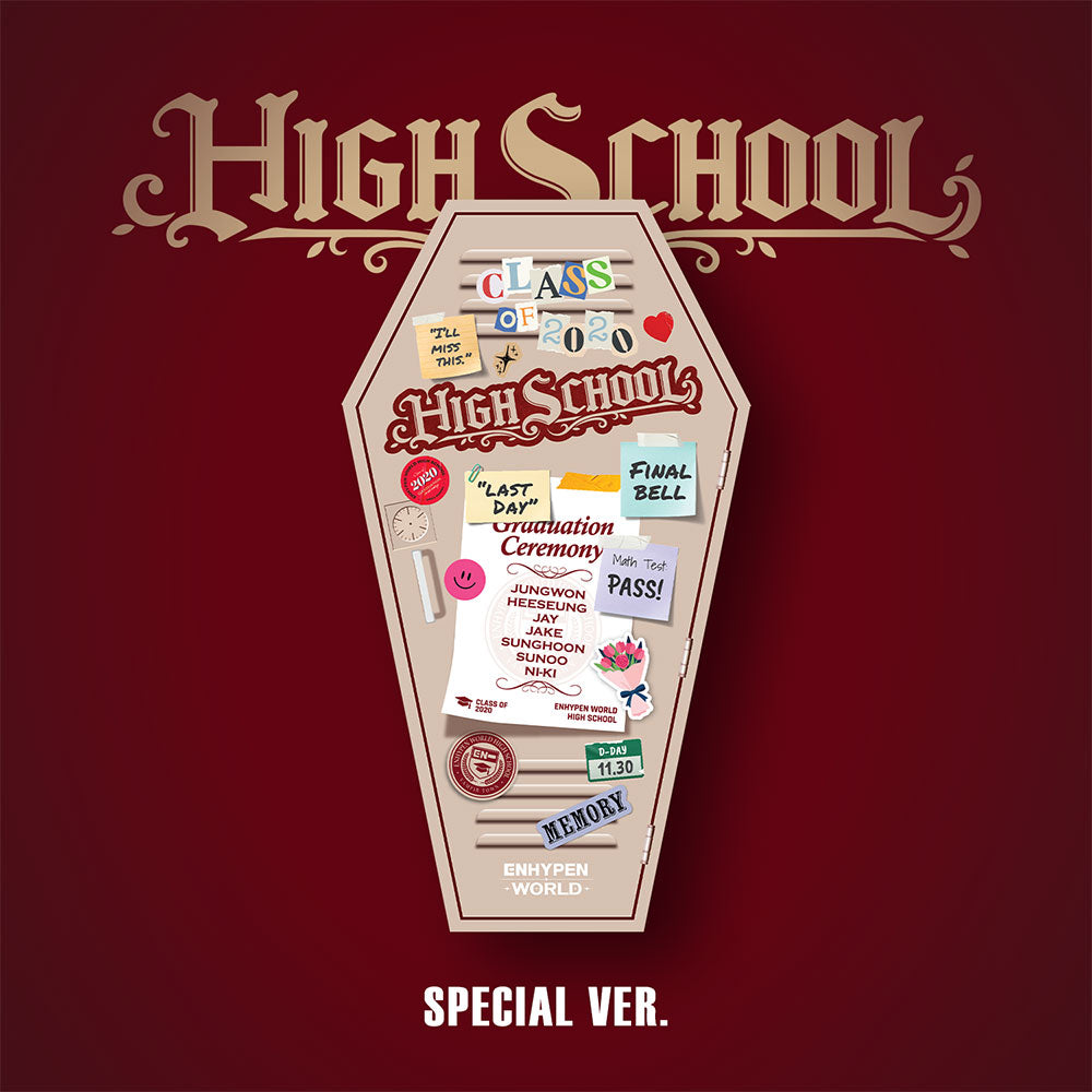 ENHYPEN [ENHYPEN WORLD COUPON CARD COLLECTION] HIGH SCHOOL SPECIAL ver.