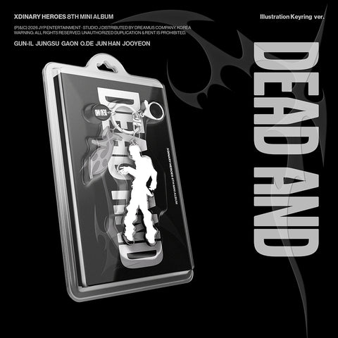 [POB] Xdinary-Heroes - 8th Mini Album [DEAD AND] ILLUSTRATION KEYRING ver.