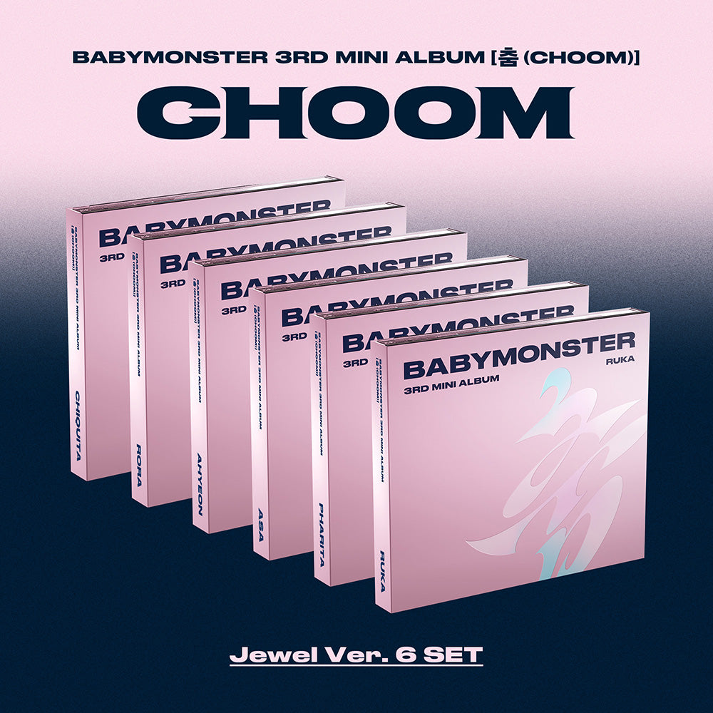 [POB] BABYMONSTER 3rd MINI ALBUM [CHOOM] Jewel Ver.