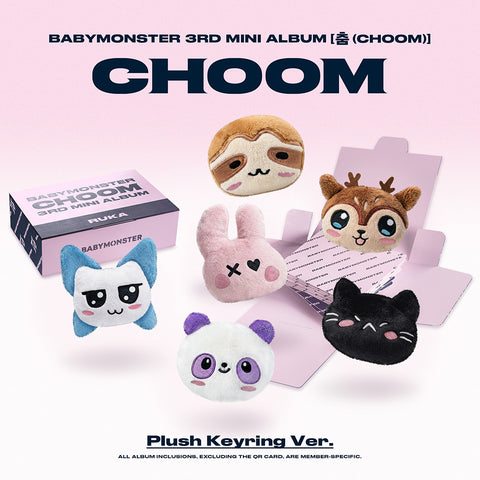 BABYMONSTER 3rd MINI ALBUM [CHOOM] Plush Keyring Ver.