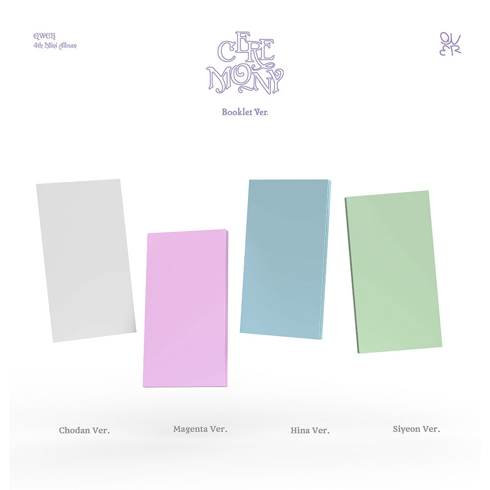 [POB] QWER - 4th Mini Ablum [CEREMONY] Booklet Ver.