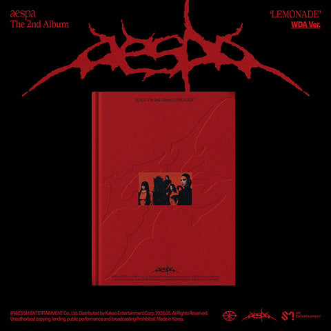 [POB] aespa - The 2nd Album [LEMONADE] (WDA Ver.)