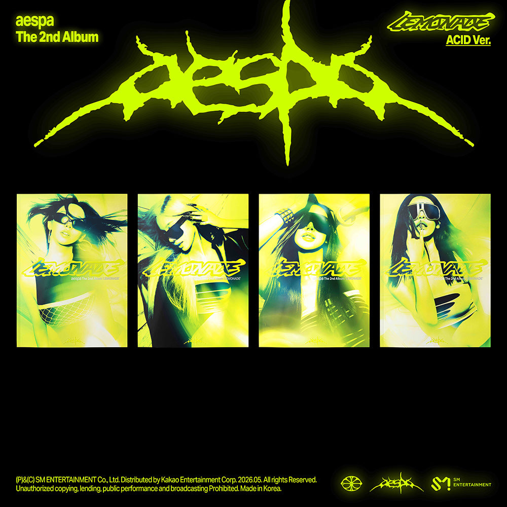 [POB] aespa - The 2nd Album [LEMONADE] (ACID Ver.)