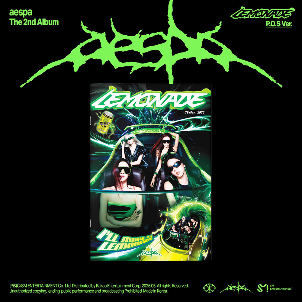 [POB] aespa - The 2nd Album [LEMONADE] (P.O.S Ver.)
