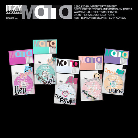 [POB] ITZY - Motto (MEMBER Ver.)