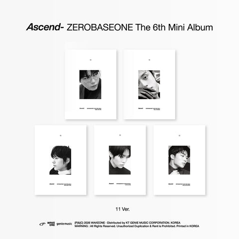[POB] ZEROBASEONE - The 6th Mini Album [Ascend-] (11 Ver.)