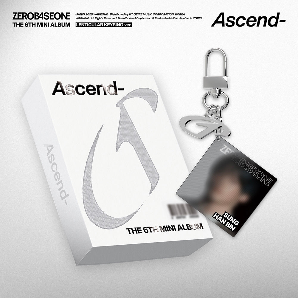 ZEROBASEONE - The 6th Mini Album [Ascend-] (LENTICULAR KEYRING Ver.)