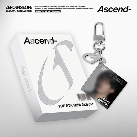 ZEROBASEONE - The 6th Mini Album [Ascend-] (LENTICULAR KEYRING Ver.)