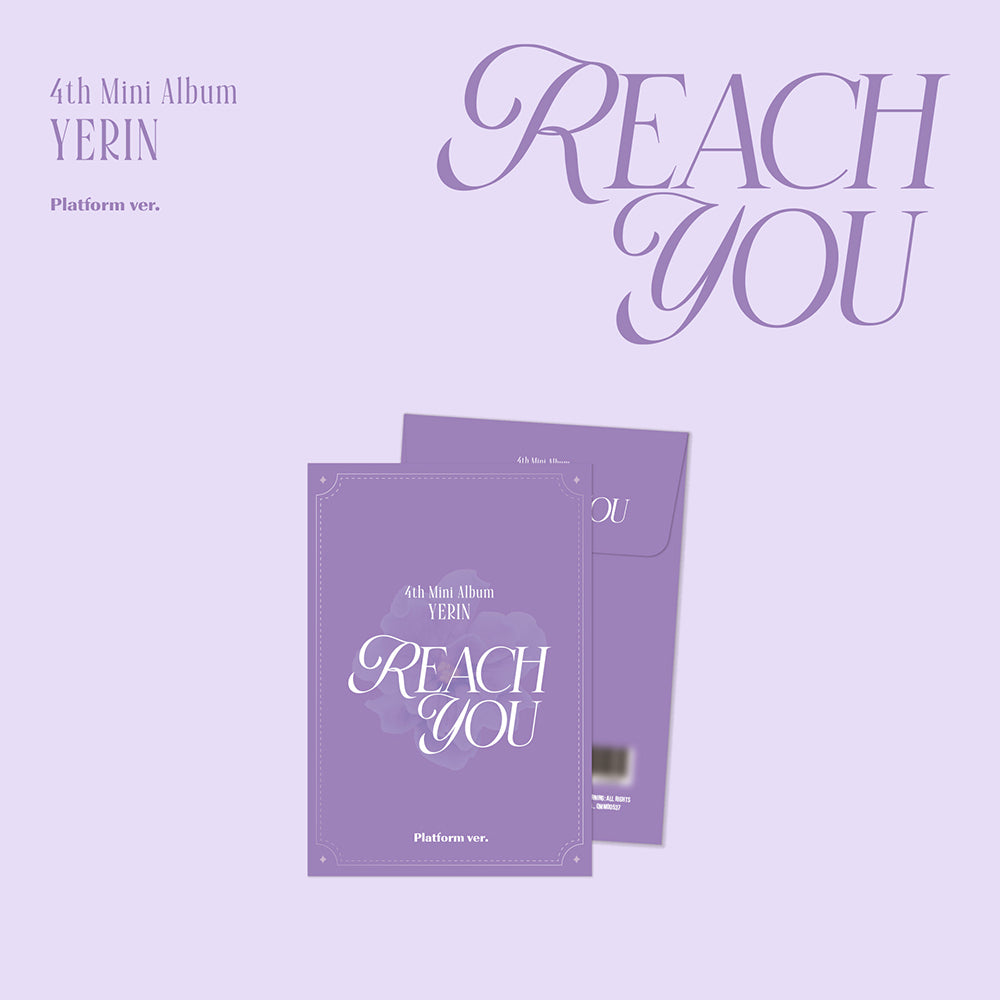 YERIN - [REACH YOU] (Platform ver.)  4TH MINI ALBUM