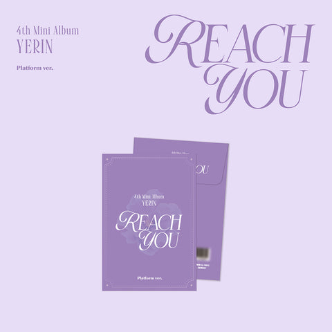 YERIN - [REACH YOU] (Platform ver.)  4TH MINI ALBUM