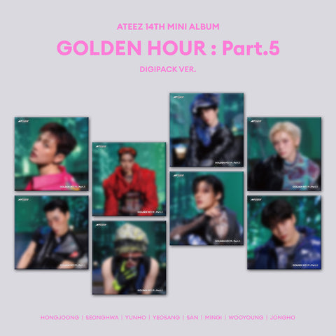 [POB] ATEEZ [GOLDEN HOUR : Part.5] DIGIPACK VER.