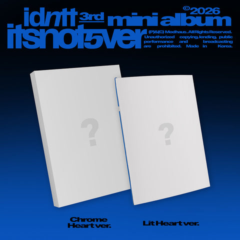 [POB] idntt [itsnotover] (CD)