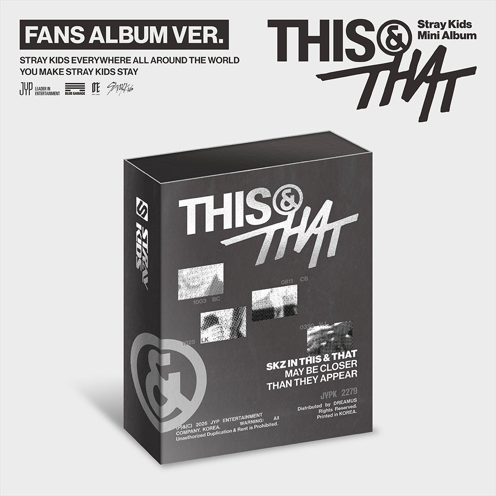 [POB] Stray Kids - THIS & THAT (FANS ALBUM VER.)