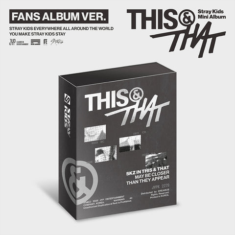 [POB] Stray Kids - THIS & THAT (FANS ALBUM VER.)