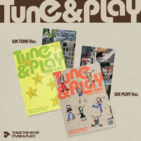 [POB] TUIDE - The 1st EP [TUNE & PLAY] Photobook(Set) + Weverse Albums ver.(Set)