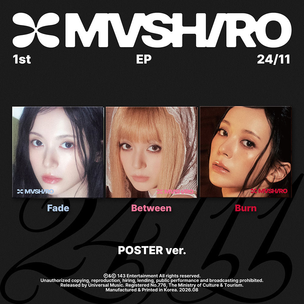 MASHIRO - 1st EP : 24/11 (Poster ver.)