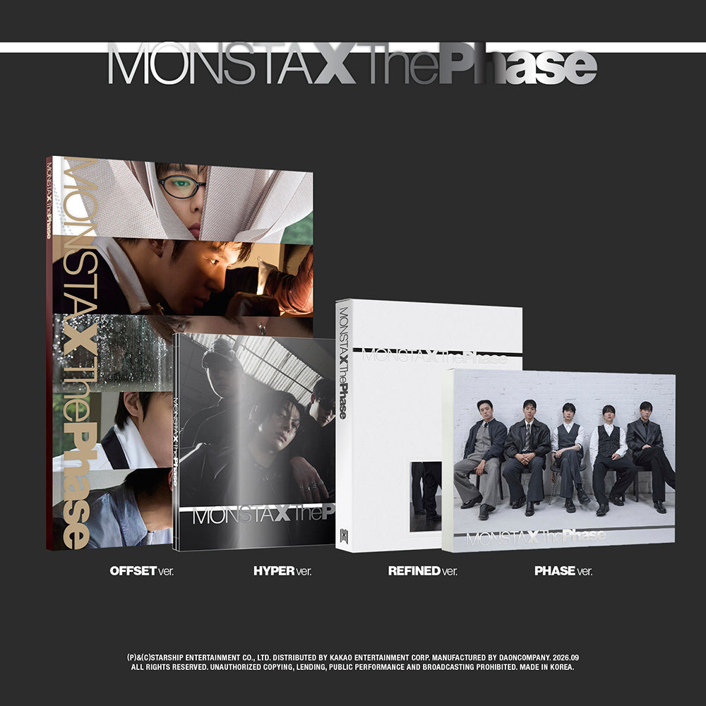 [POB] MONSTA X - EP [The Phase]