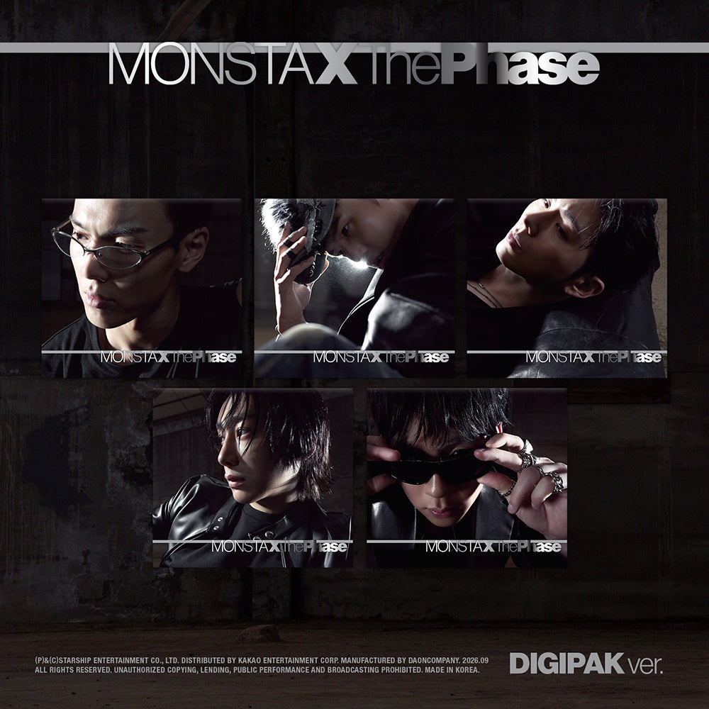 [POB] MONSTA X - EP [The Phase] (DIGIPAK ver.)
