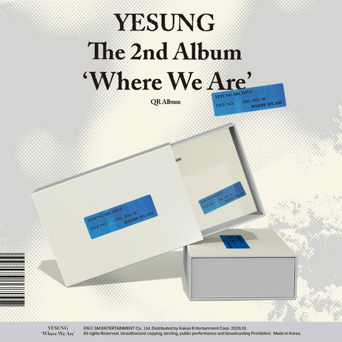 YESUNG - [Where We Are] (QR Ver.)