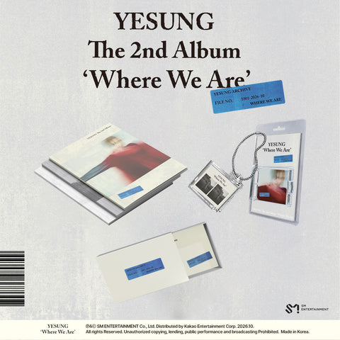 [POB] YESUNG - [Where We Are] (Photobook+SMini+QR Ver.)