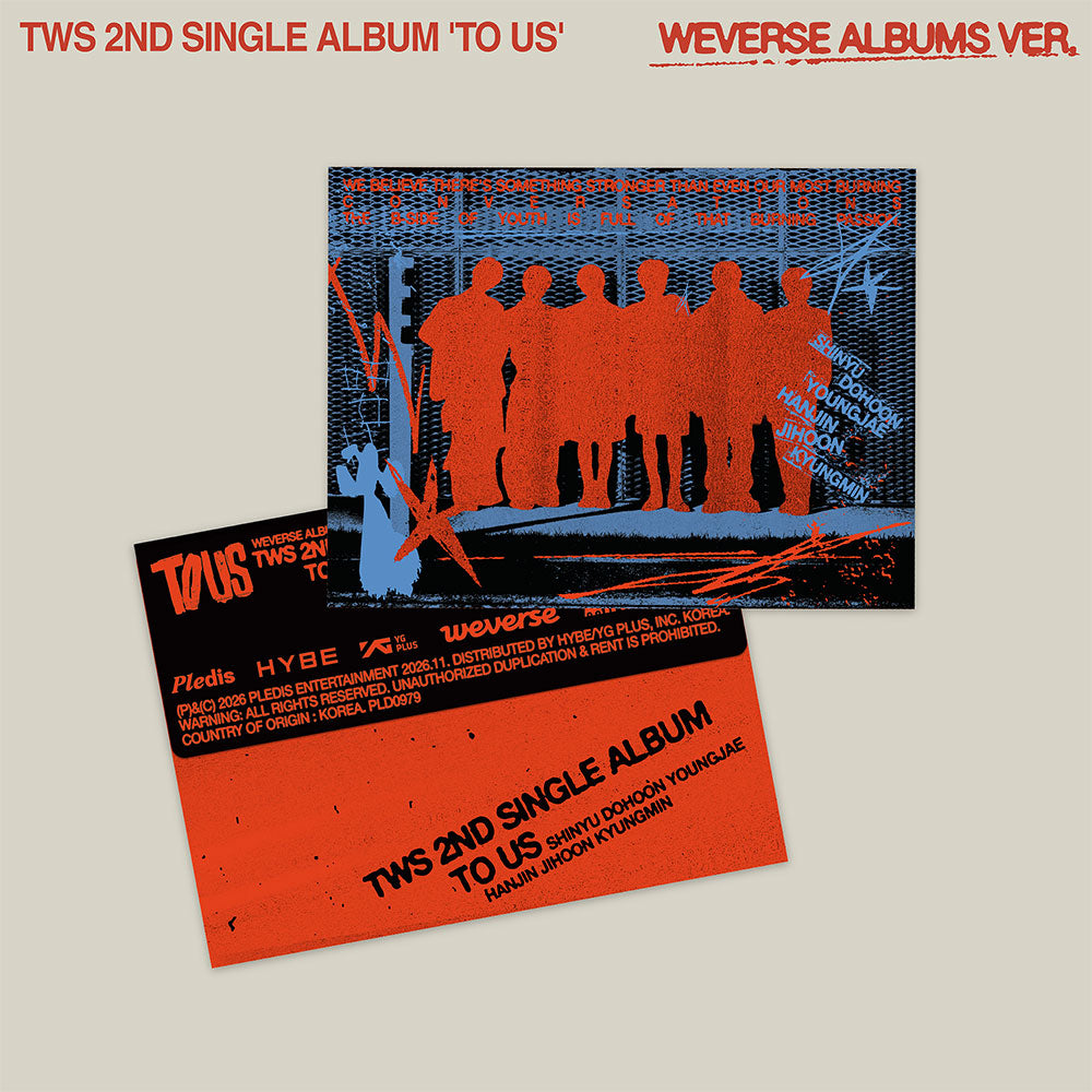 [POB] TWS 2nd Single Album [TO US] Weverse Albums ver.