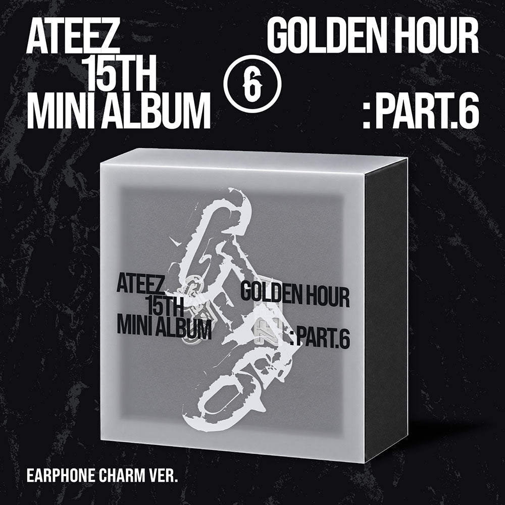 [POB] ATEEZ - GOLDEN HOUR : Part.6 (EARPHONE CHARM VER.)