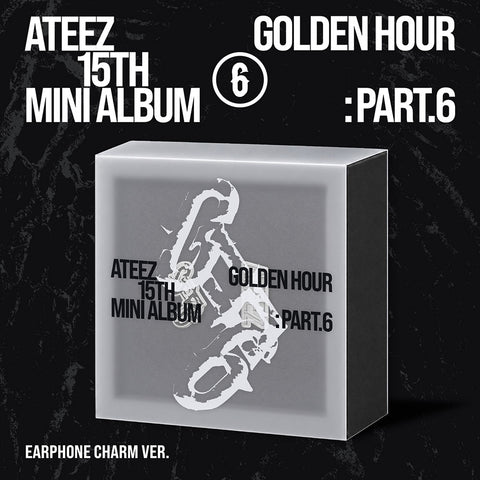 [POB] ATEEZ - GOLDEN HOUR : Part.6 (EARPHONE CHARM VER.)