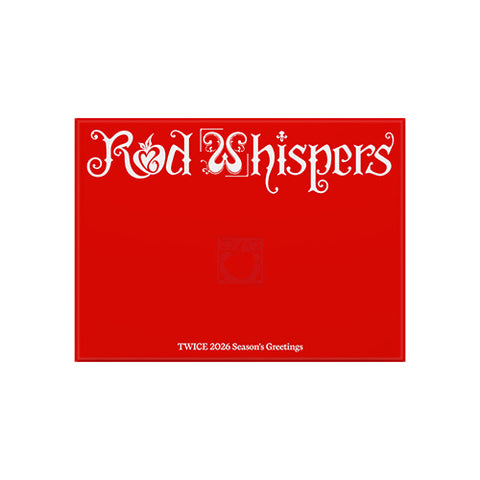 [POB] TWICE 2026 SEASON'S GREETINGS [RED WHISPERS]