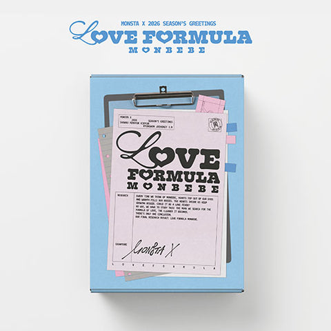 [POB] MONSTA X 2026 SEASONS GREETINGS [LOVE FORMULA MONBEBE]