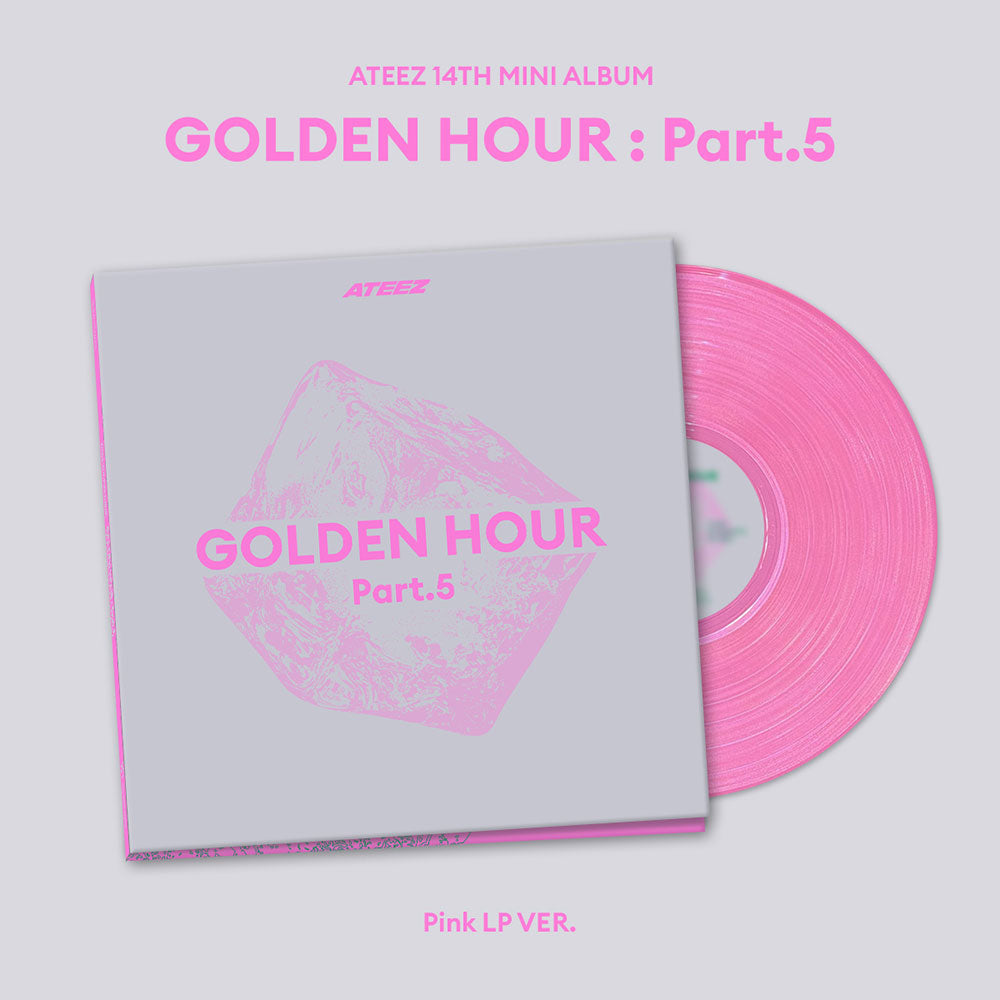 [POB] ATEEZ [GOLDEN HOUR : Part.5] (Pink LP VER.)
