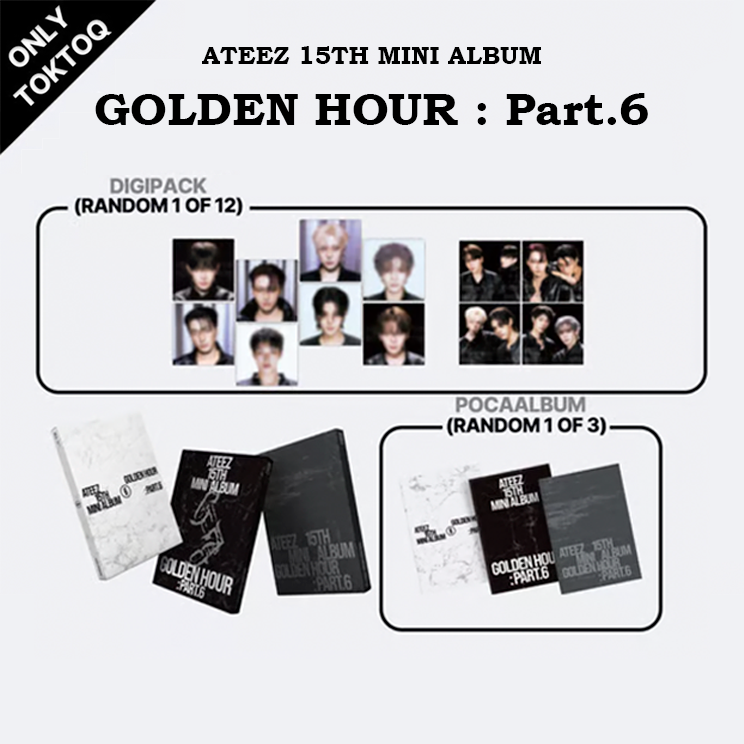 [POB] ATEEZ - GOLDEN HOUR : Part.6 TOKTOQ SET VER.