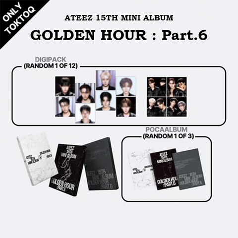 [POB] ATEEZ - GOLDEN HOUR : Part.6 TOKTOQ SET VER.