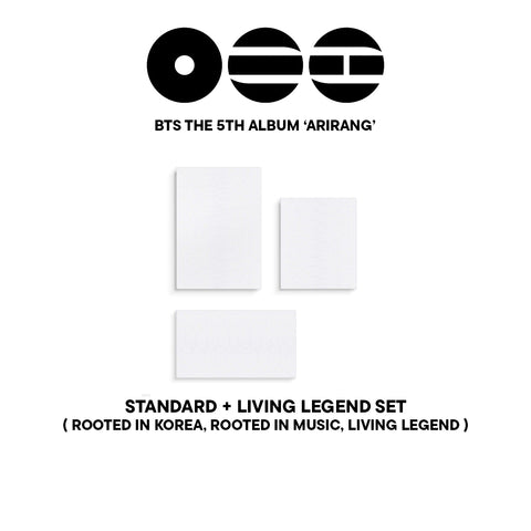 [POB] BTS [ ARIRANG ] Standard ver (SET) + Living Legend Ver / 5th Full Album