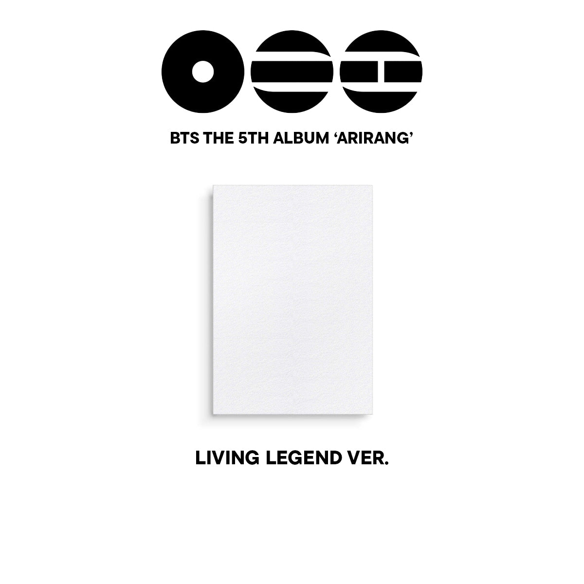 [POB] BTS [ ARIRANG ] Living Legend Ver / 5th Full Album