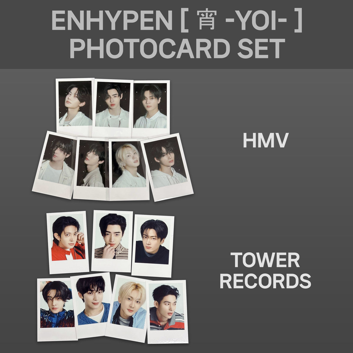 ENHYPEN  - [-YOI-] Photocard Set