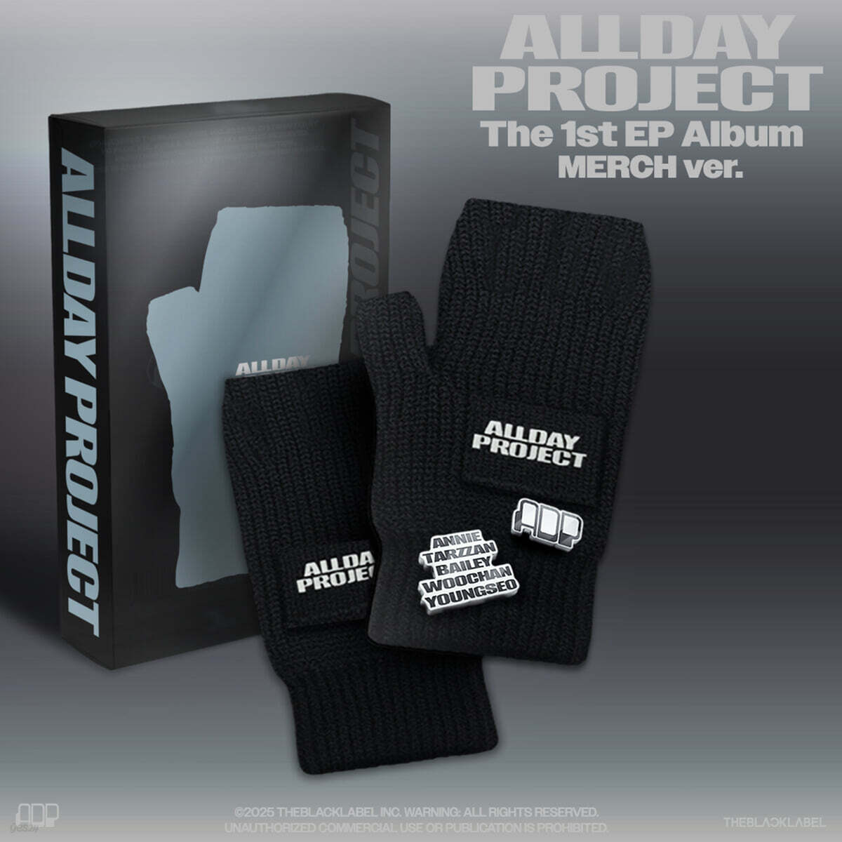 [POB] ALLDAY PROJECT - [ALLDAY PROJECT] (MERCH ver. / FINGERLESS GLOVES ver.)