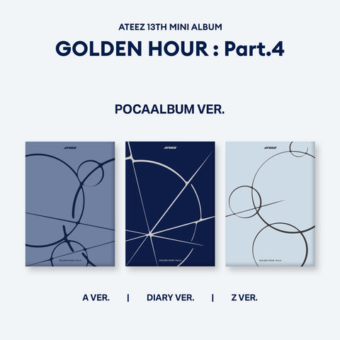 [POB] ATEEZ - GOLDEN HOUR : Part.4 (POCAALBUM VER.)