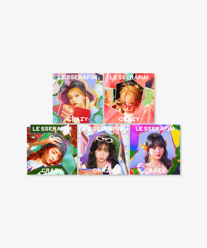 [POB] LE SSERAFIM - JAPAN 3rd Single 'CRAZY' Solo Jacket SET