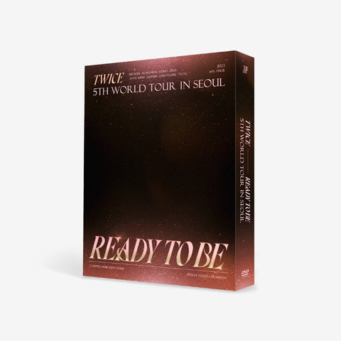 [POB] TWICE 5TH WORLD TOUR [READY TO BE] IN SEOUL DVD