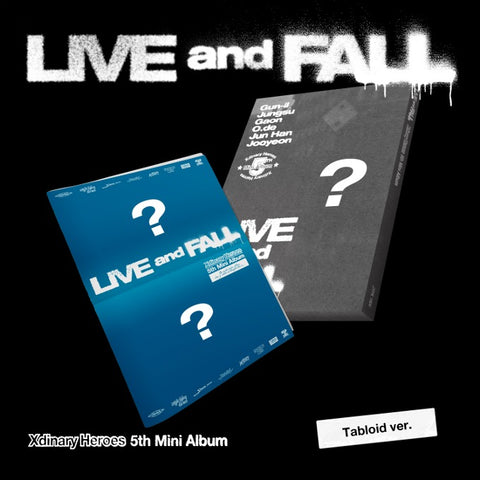 [POB] Xdinary Heroes - 5th Mini Album LIVE and FALL (Tabloid ver.)