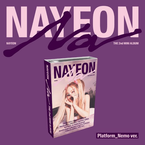 [POB] NAYEON THE 2nd MINI ALBUM 'NA' (Platform_Nemo ver.)