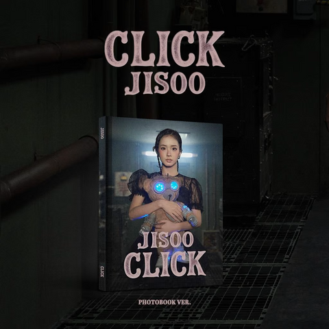 [POB] JISOO Single Album [CLICK] PHOTOBOOK VER.