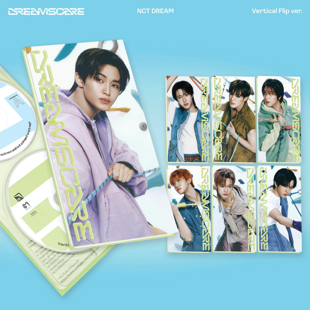 NCT DREAM - 4th Full Album [ Dreamscape ] (Vertical Flip Ver.)